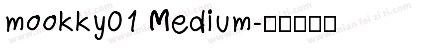 mookky01 Medium字体转换
